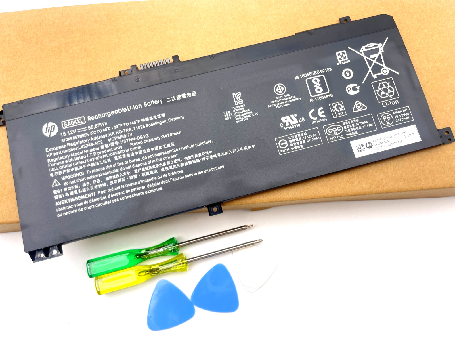 Genuine OEM SA04XL SA04055XL Battery for HP ENVY X360 15M-DR0012DX 15M-DR1011DX