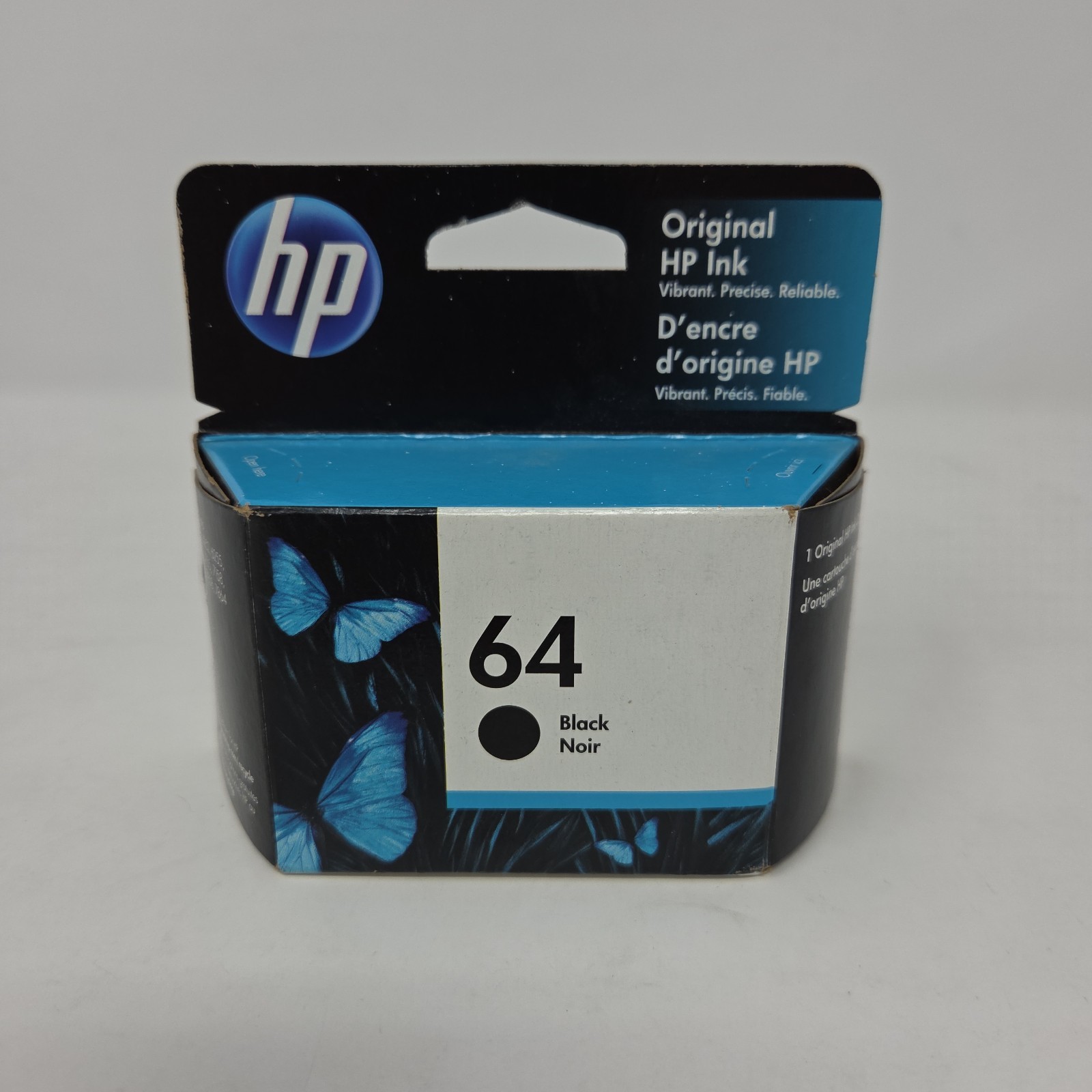 Genuine HP 64 Black Ink Cartridge – N9J90AN 140 – Expires July 2022