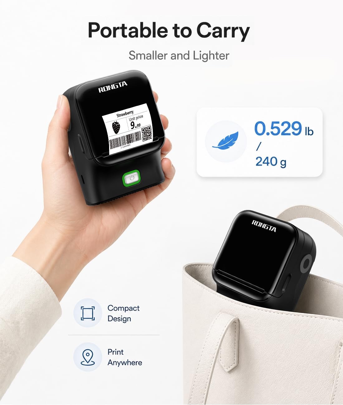 Bluetooth Label Maker Machine, Thermal Label Printer Easy to Use for Office, …