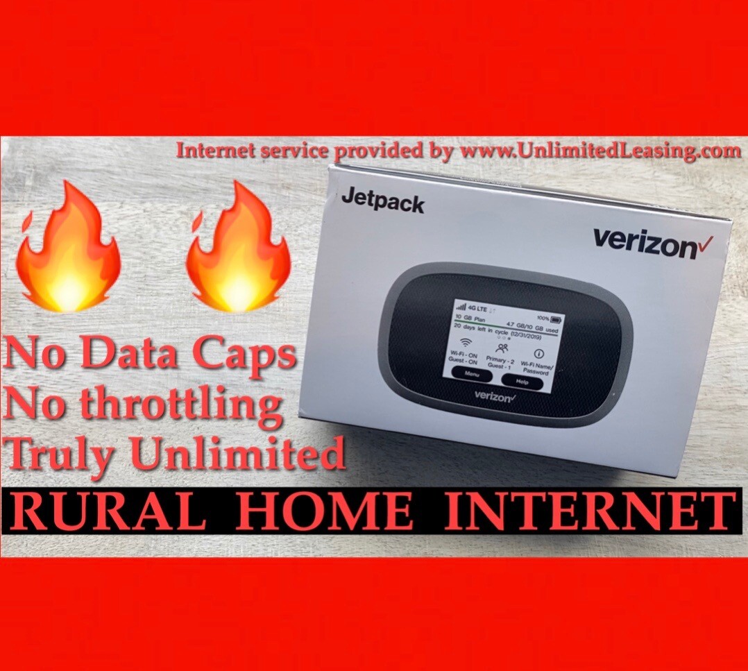 🔥 🔥 VERIZON UNLIMITED DATA HOTSPOT – RURAL INTERNET SOLUTION 🔥🔥