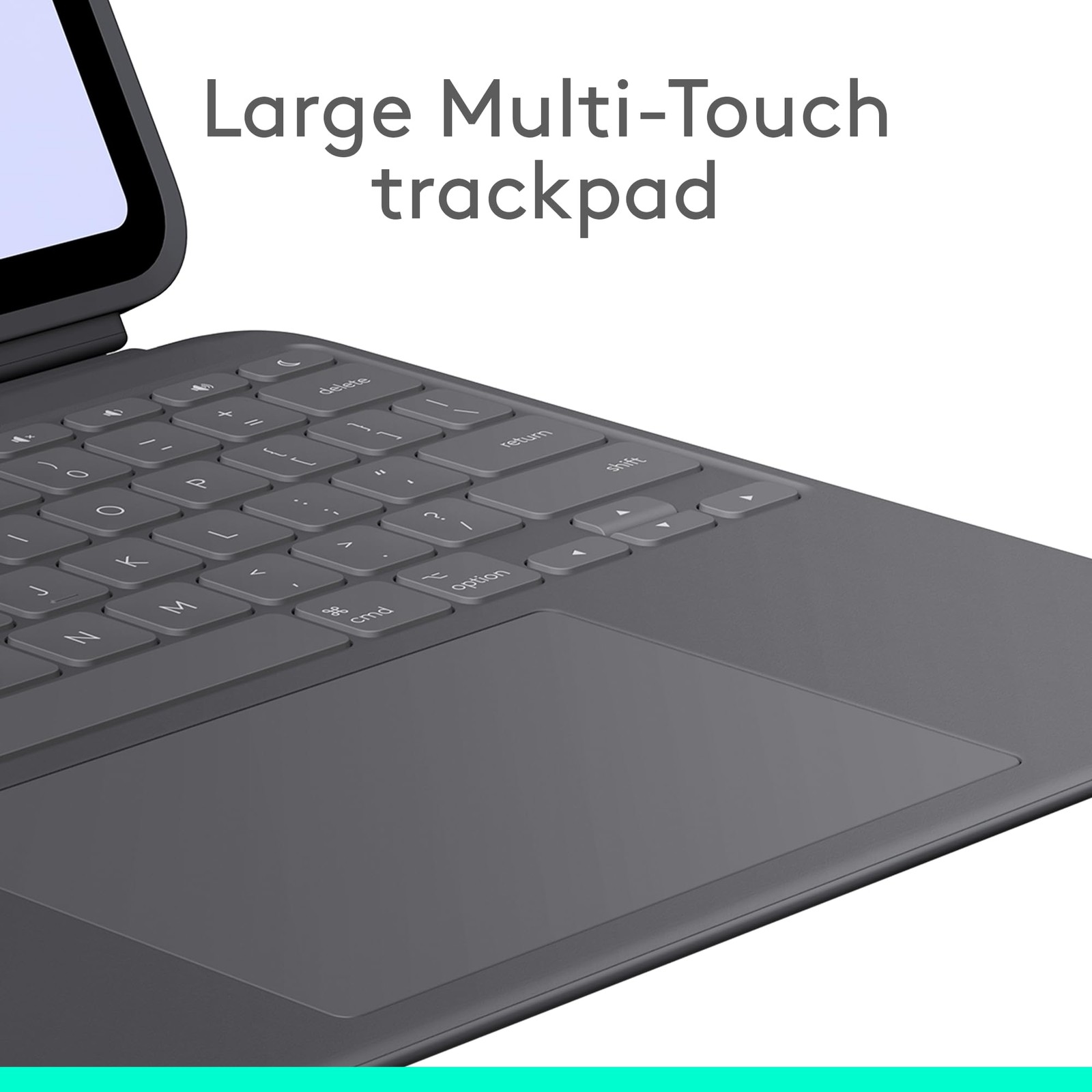 Logitech -iPad Pro 13-inch Keyboard Case with Detachable Keyboard and Trackpad