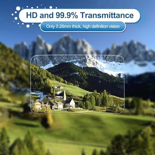 (2Pack) 2021-2025 2026 Escalade Screen 12.6In Tempered Glass (for Rear Display)