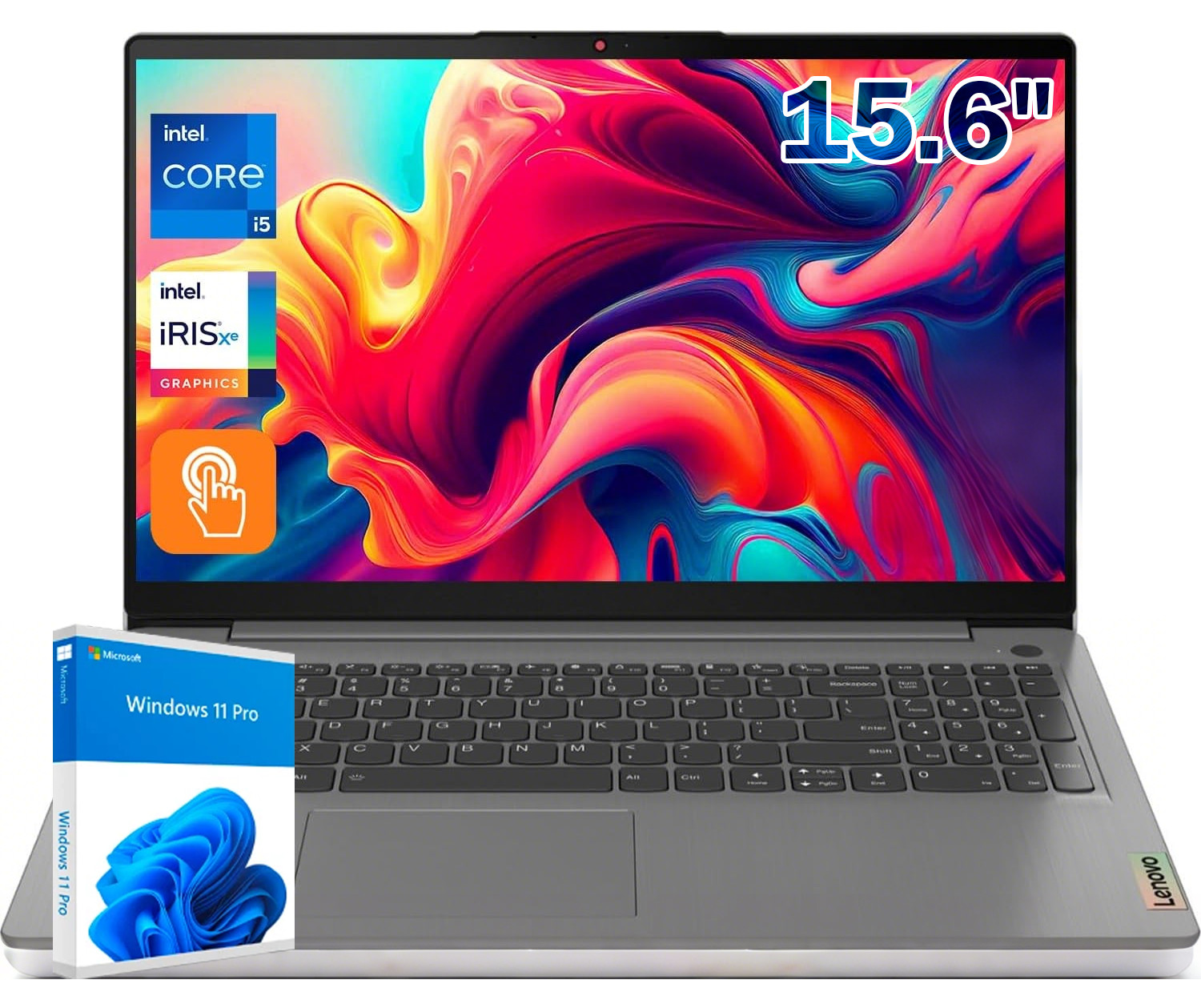 Lenovo IdeaPad 3 15.6″FHD Touch Laptop, Intel Core i5-1135G7, 20GB 1TB SSD