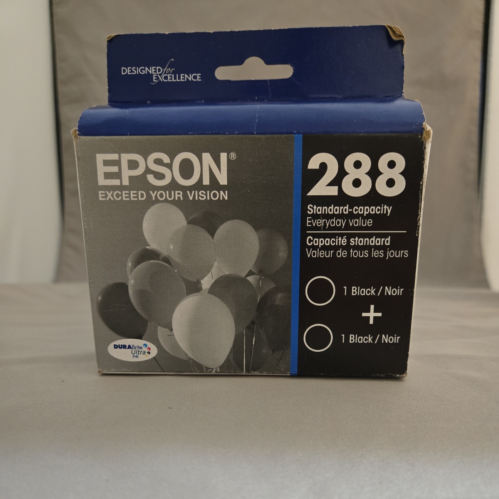 Epson 288 2pk Combo Ink Cartridge – Black Exp 10/25 NEW !!!