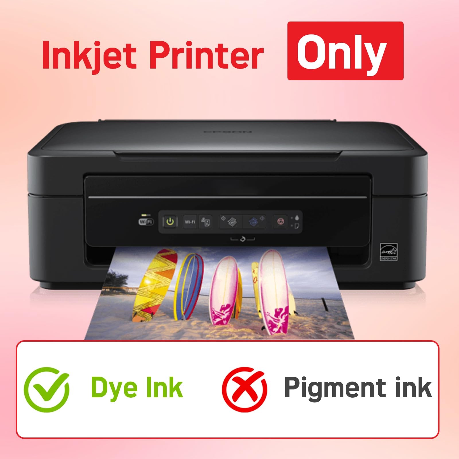 100 Sheets Double Sided Glossy Photo Paper 8.5×11 Inch 300GSM Inkjet