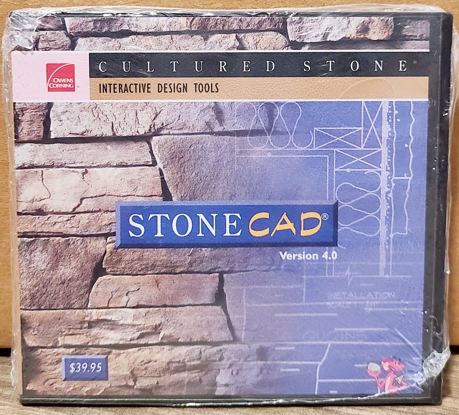 Cultured Stone CAD 4.0 Design Solutions CD-ROM Owens Corning Windows or Mac.