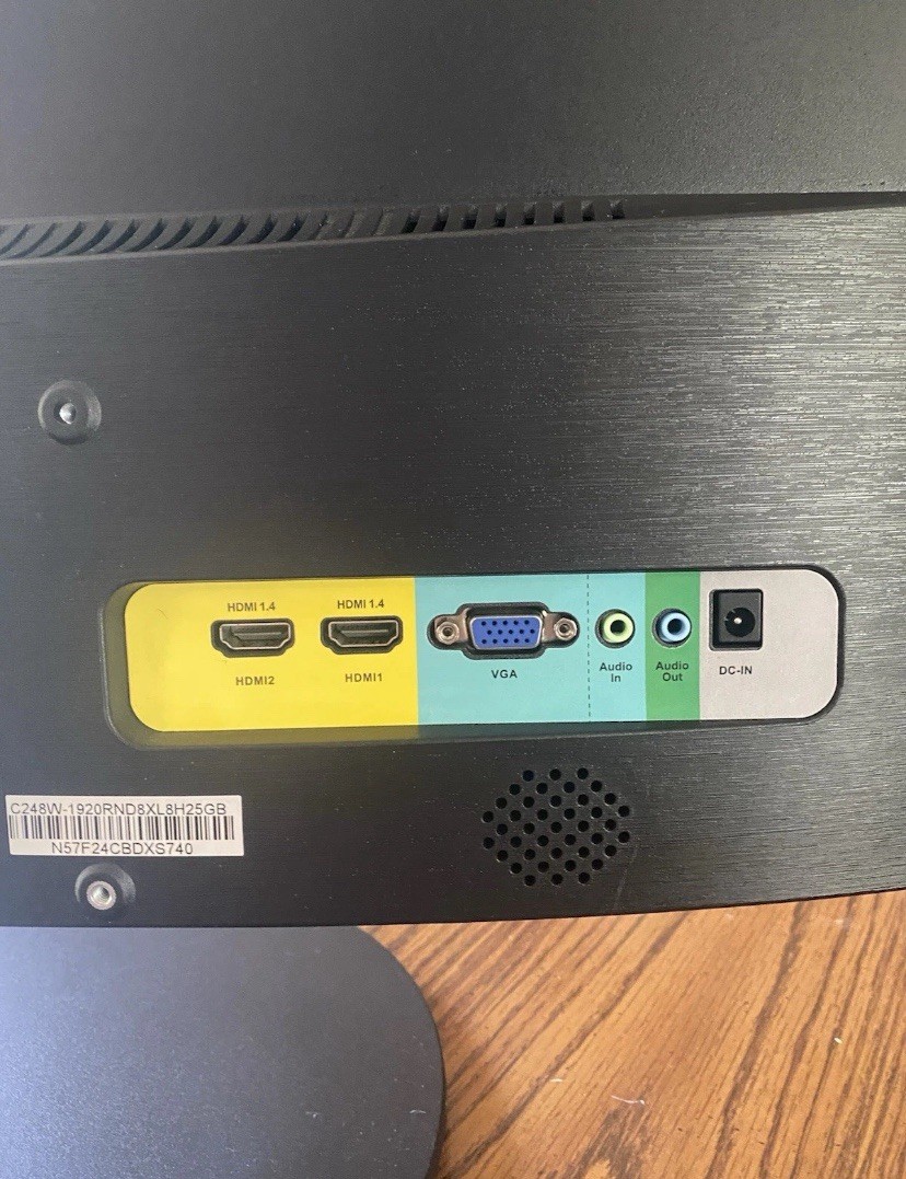 24” Curved Gaming Monitor 75hz