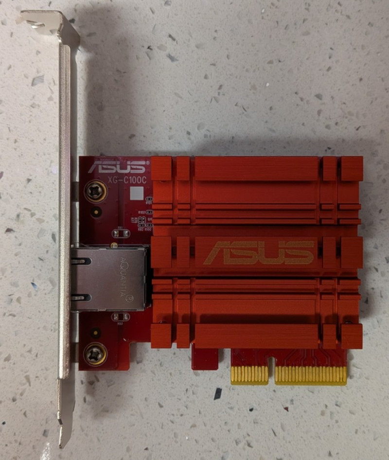 ASUS XG-C100C 10G Network Adapter PCIe x4 Card 10Gbps RJ45 NIC