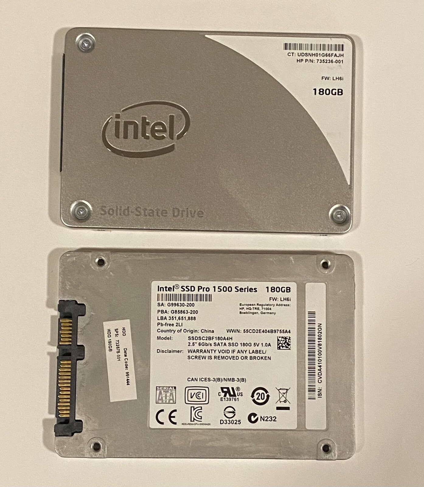 Intel 732678-001 Intel.Hard Drive 180 GB Serial ATA-600 (6 Gbit/s) 2.5″ SFF Inte