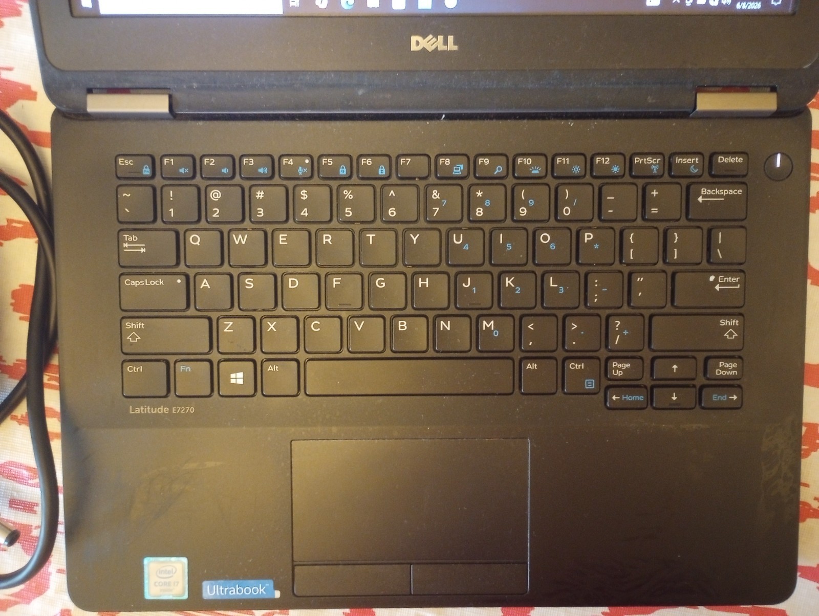 Working! Dell Latitude E7270 12.5” i7-6600U 16GB SSD 128GB AC Adaptor Free Ship