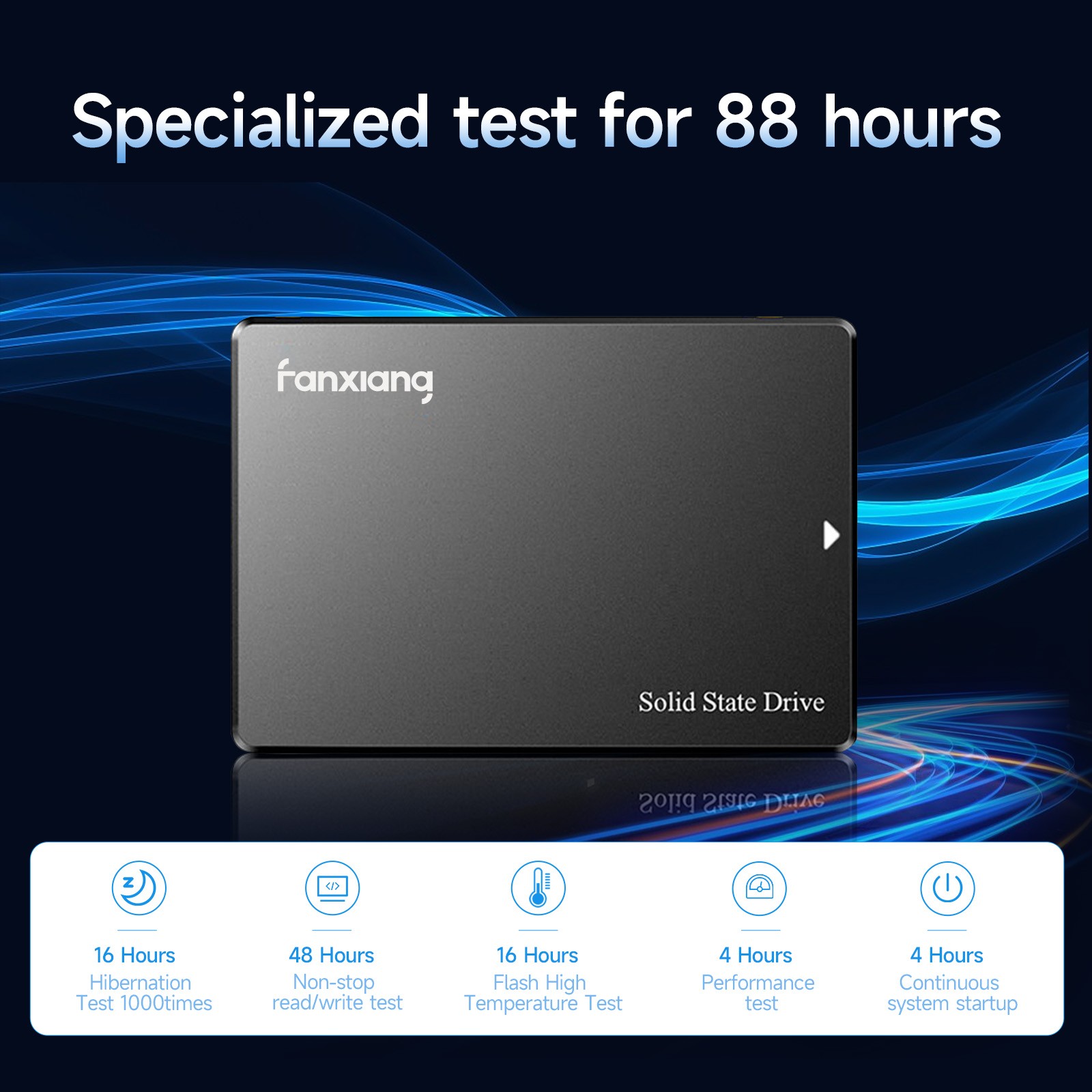 Fanxiang 512GB 2.5” SATA III SSD 560MB/s Internal Solid State Drive For Mac PC