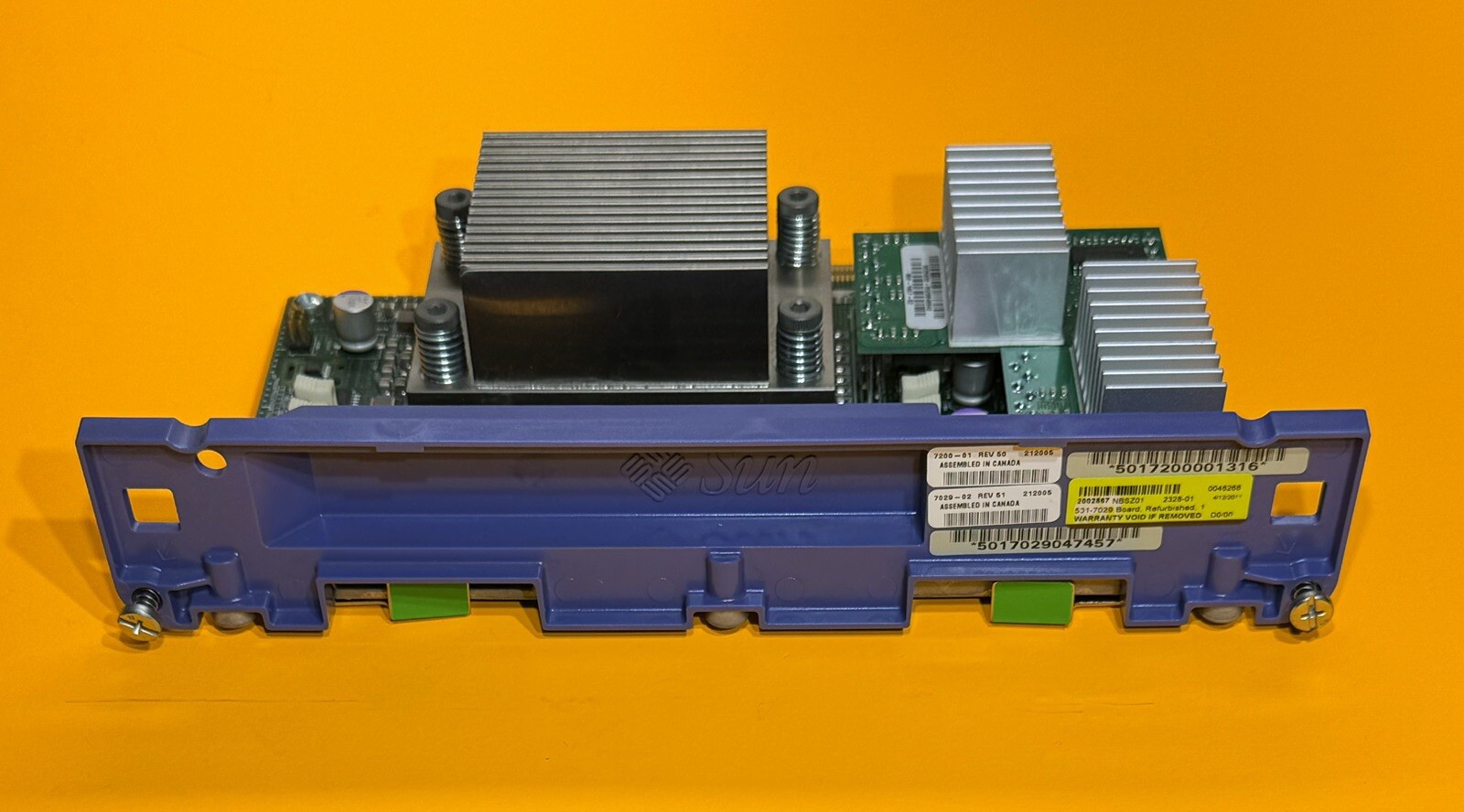 Sun 501-7029 1.28GHz CPU Board, 0MB Memory X7416A for Sun Fire V440, Tested!