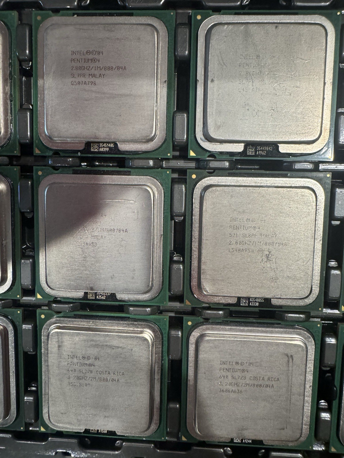 63 CPU Lot Intel Pentium 4 AMD FX Athlon Sempron Socket 478 775 Retro Processor