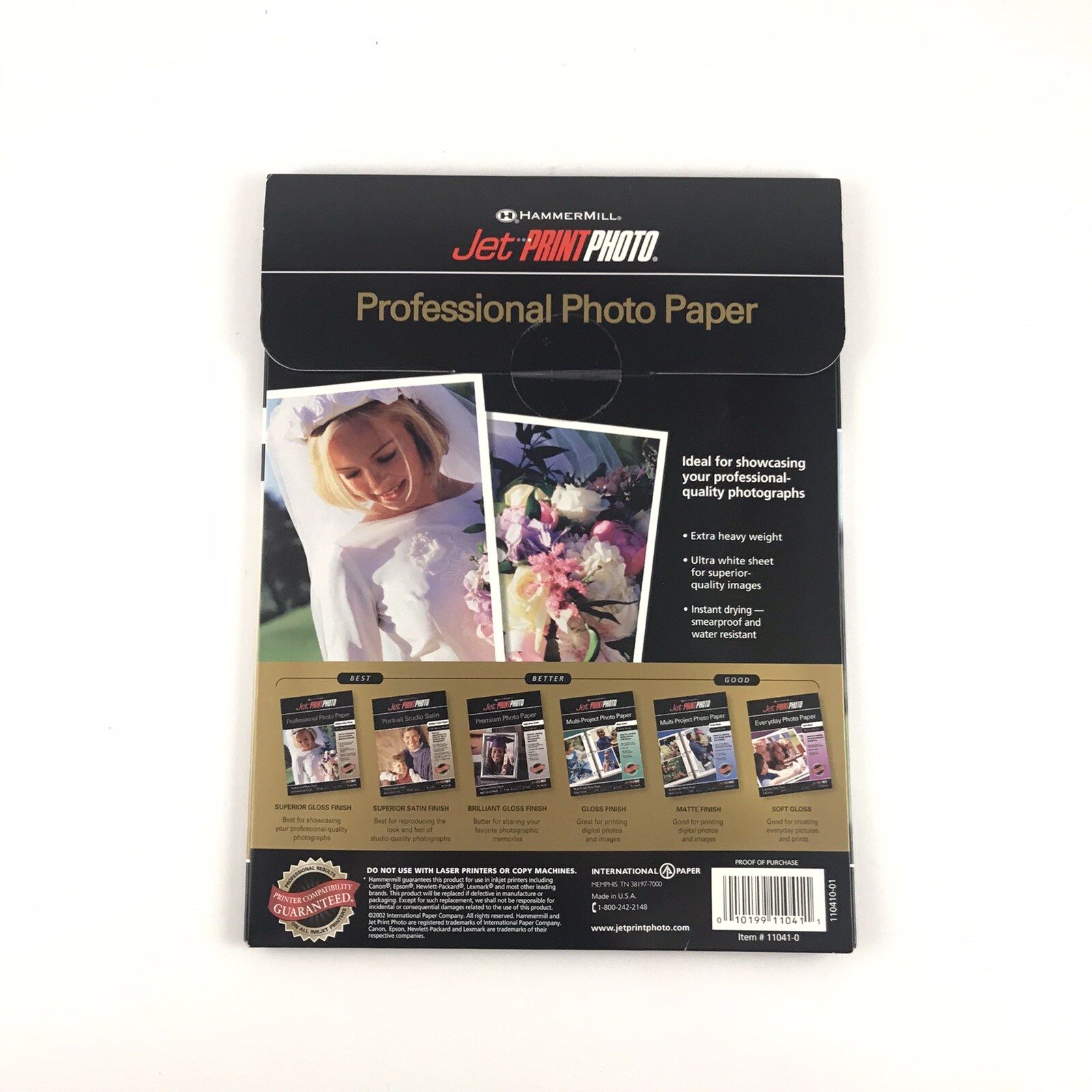 Professional Photo Paper Hammermill Jet Print 4″ x 6″ 10 mil Gloss 24 Sheets