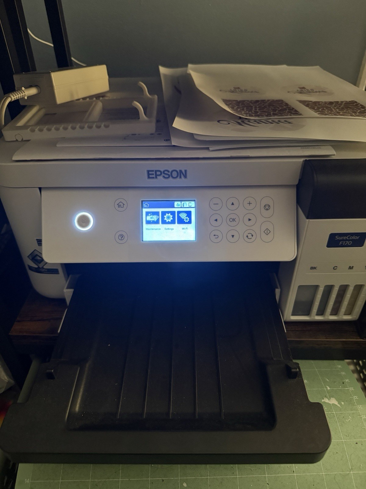 Epson SureColor F170 Sublimation Printer W/ HTVRONT auto Heat Press Combo