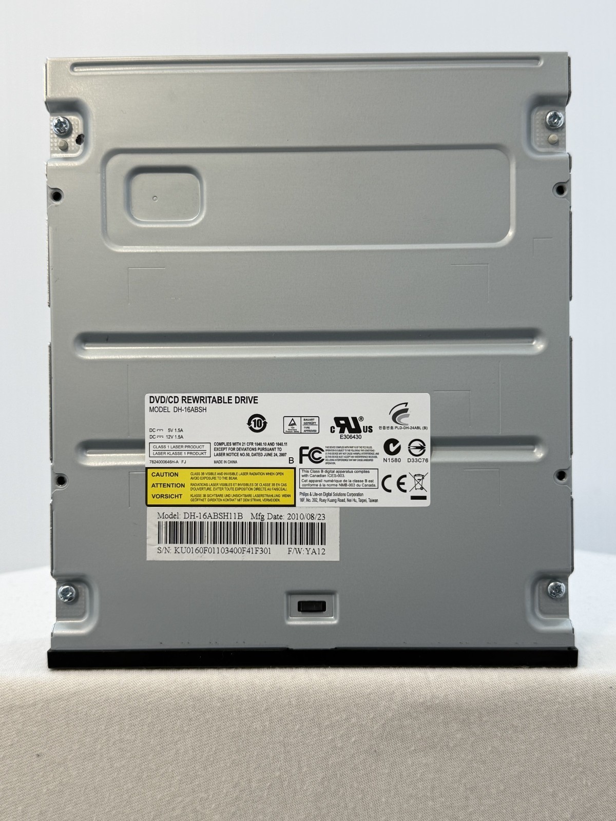 Lite-On DH-16ABSH11B 16x SATA DVD±RW Dual Layer Internal Drive Black – Tested