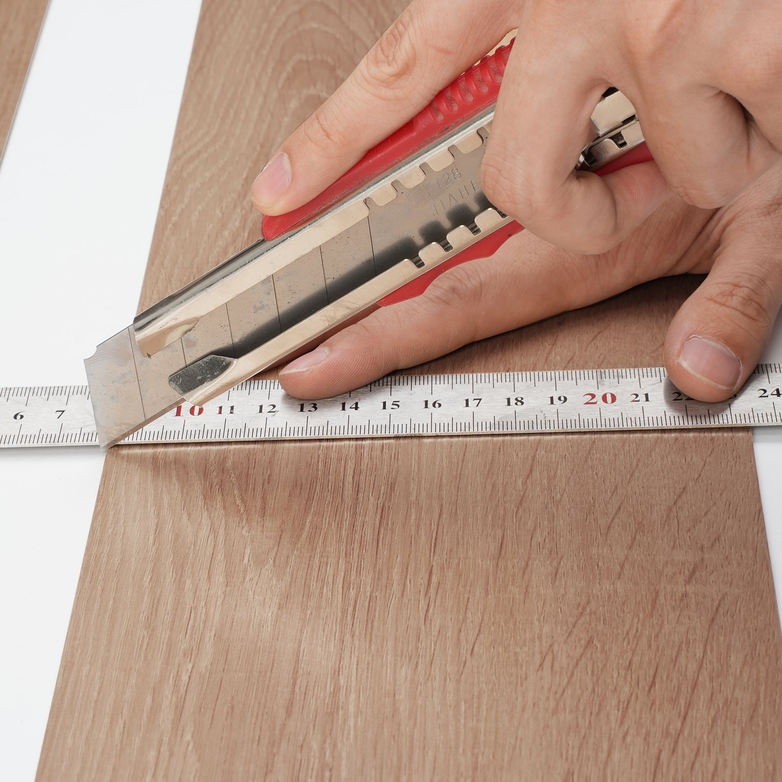 Self Adhesive Vinyl Floor Tiles 36 x 6 inch, 36 Tiles 2.5mm Thick Peel & Stick,