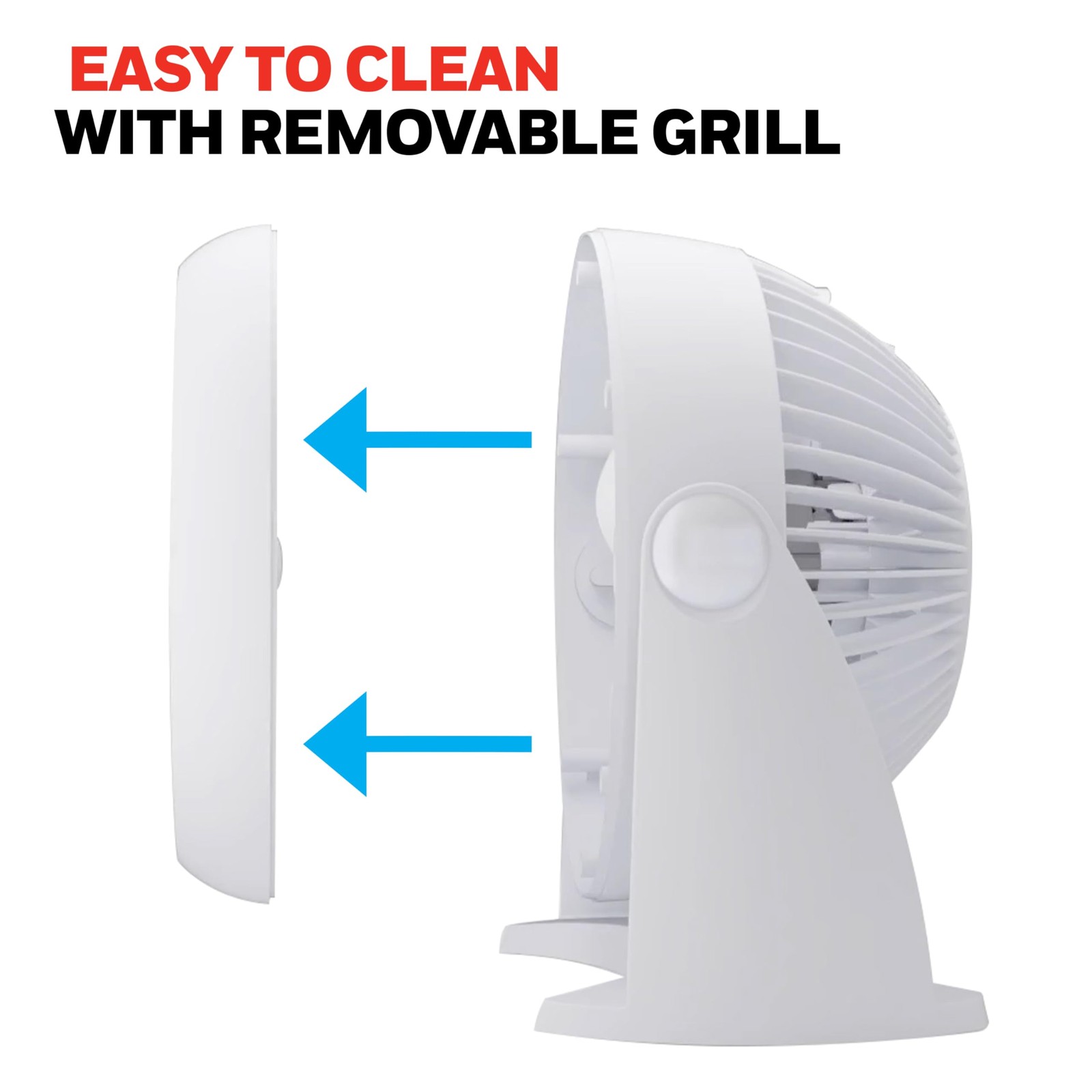Honeywell TurboForce Air Circulator, Small Tabletop Fan, Quiet Small, White