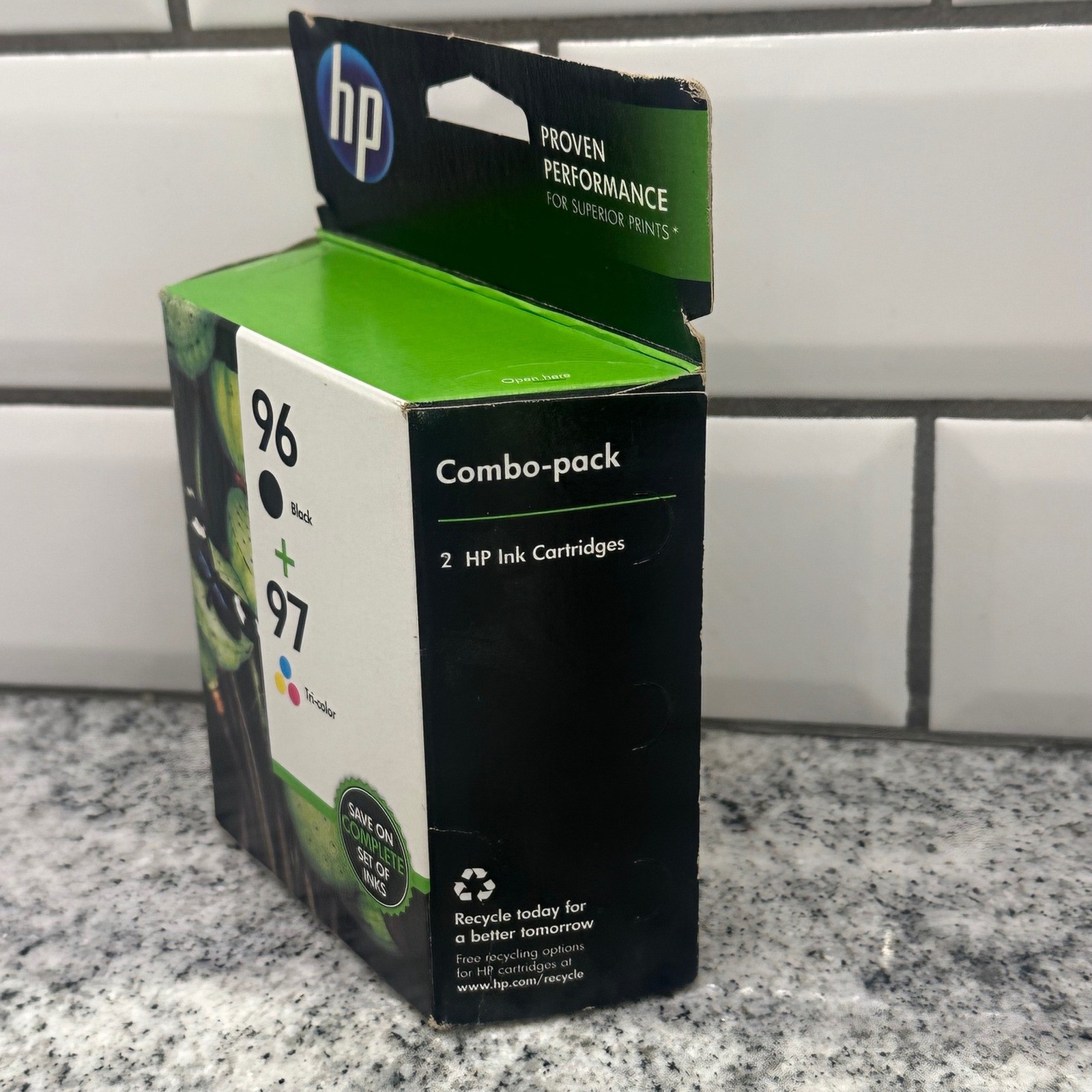 HP Unisex OS 96 97 Ink Cartridge Combo Pack Black Tri-color C9353FN Sealed 2015
