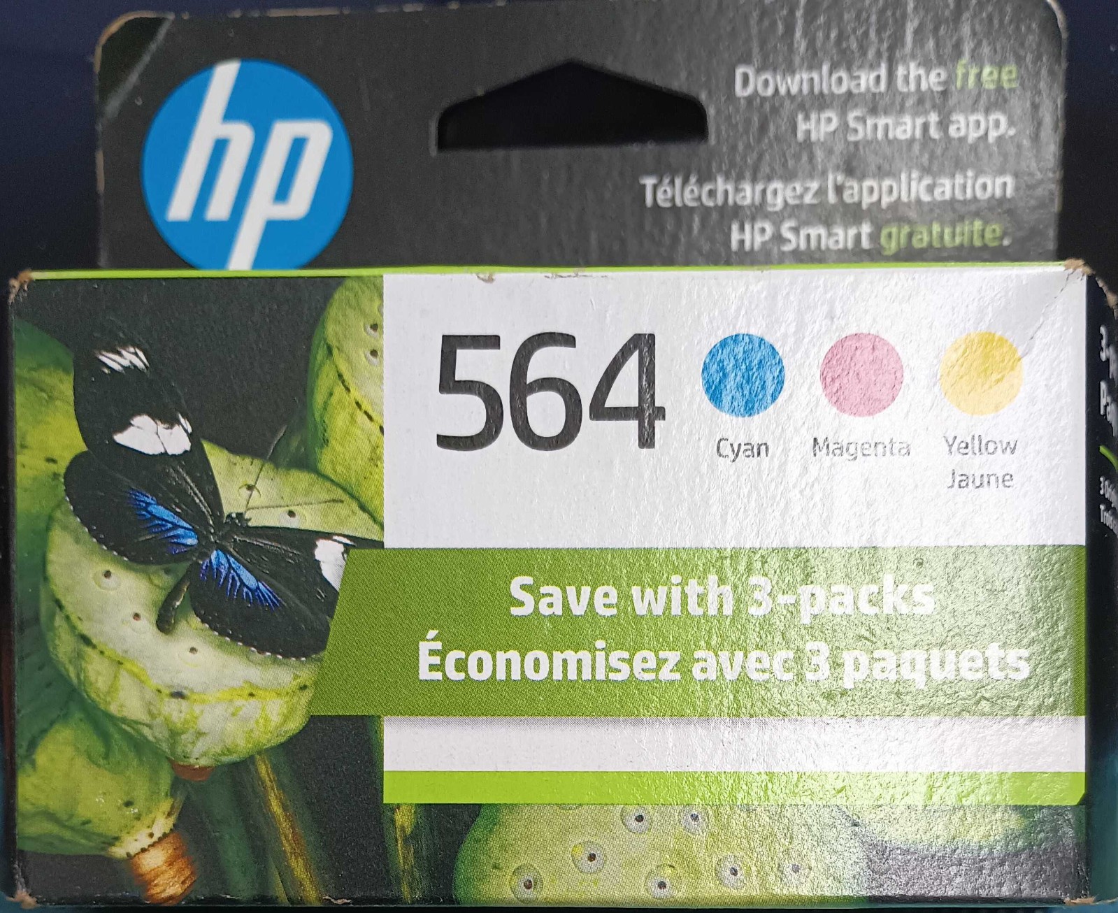GENUINE HP 564 Color Combo 3-Packs EXP:2026