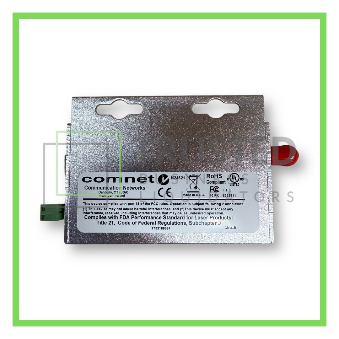ComNet CNFE1002SAC1B-M 10/100 Mbps Ethernet Media Converter, Single-Mode Fiber