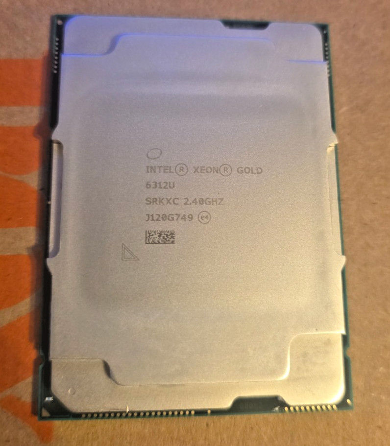 Intel Xeon Gold 6312U Processor 24 Cores LGA4189 36M Cache 2.40 GHz CPU