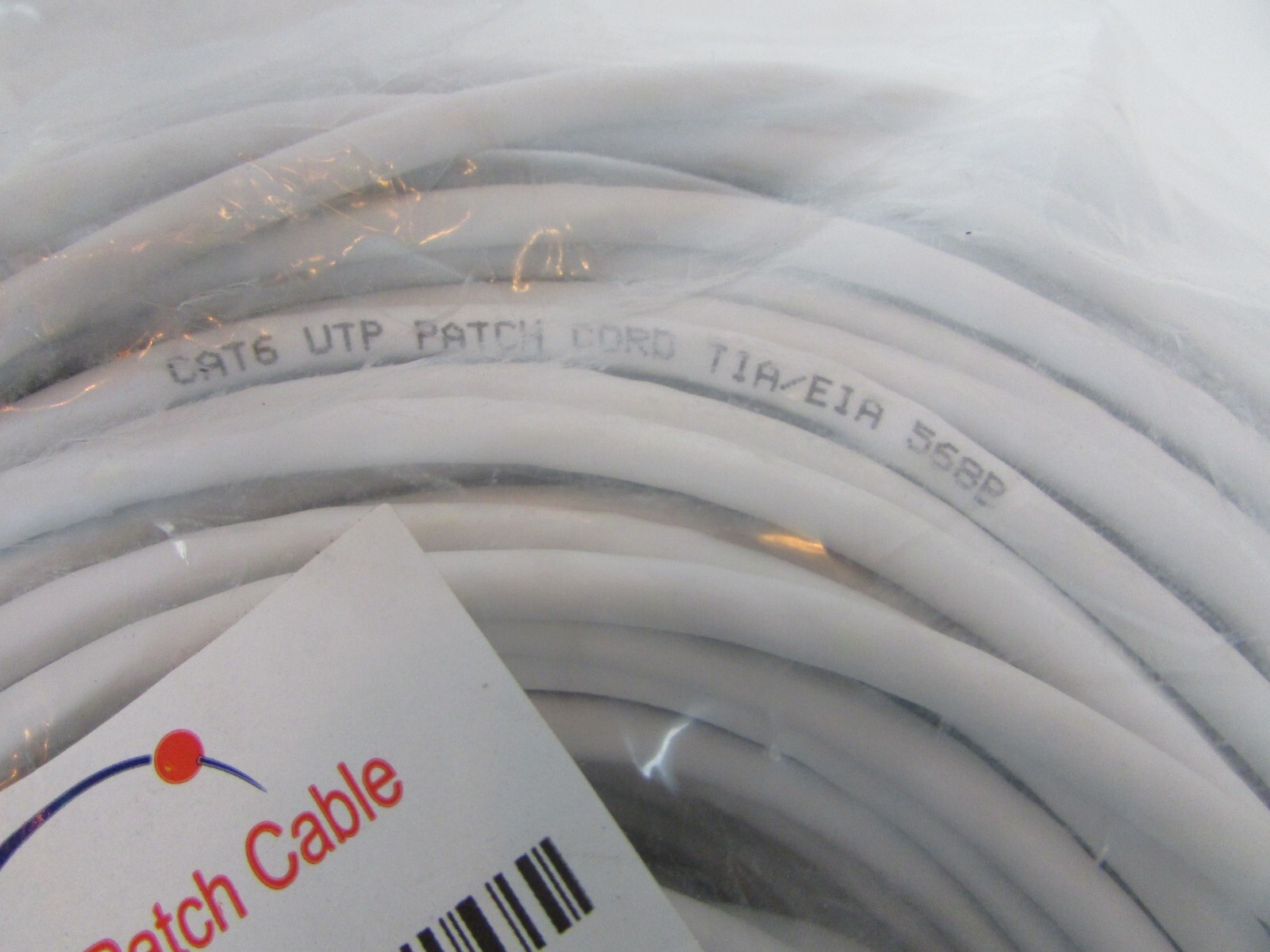 Cat 6 UTP Patch Cord Wire White 200 ft TIA/EIA 568B New
