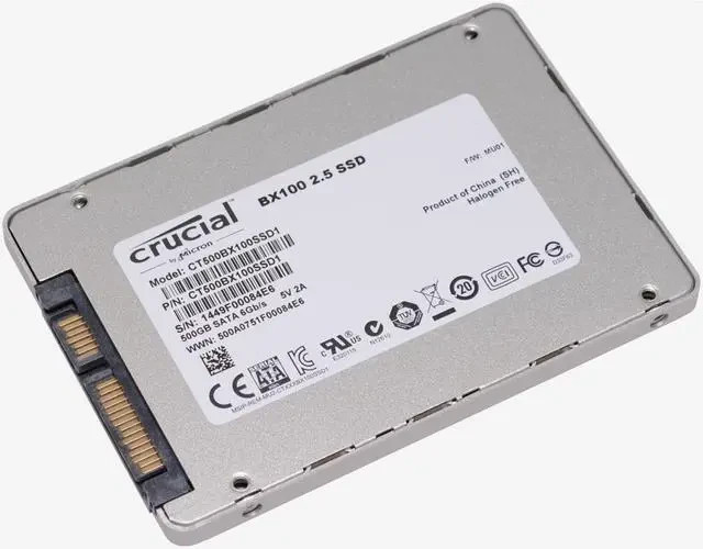 Micron Crucial BX100 500GB CT500BX100SSD1 SATA 6Gb/s 2.5″ Solid State Drive SSD