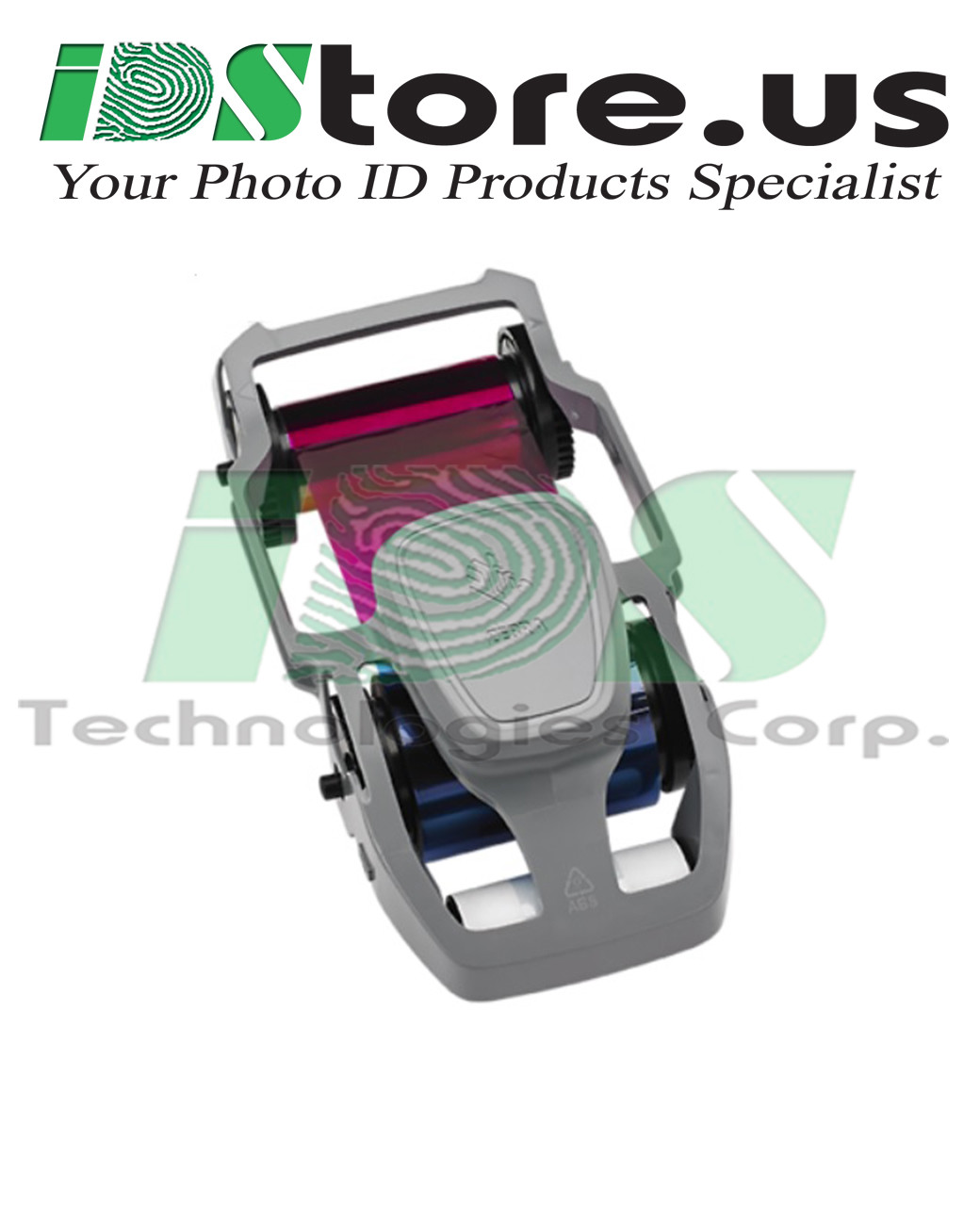 Zebra 800300-350 YMCKO Color Ribbon 200 Images for ZC300 Series US & Canada -New