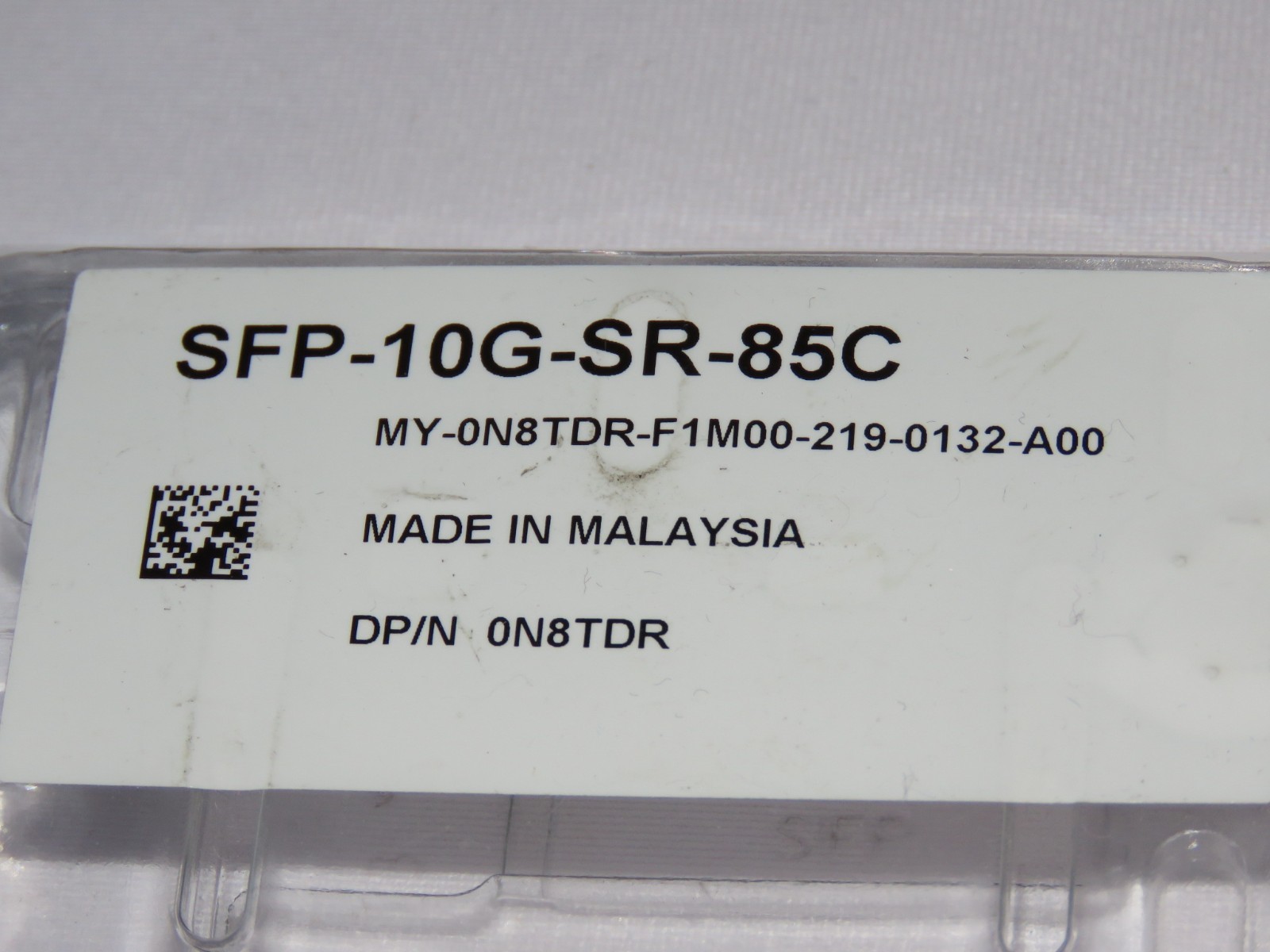 2Pcs Fortinet Transceiver Module FN-TRAN-SFP+SR SFP-10G-SR-85C Up to 550m 10Gbps