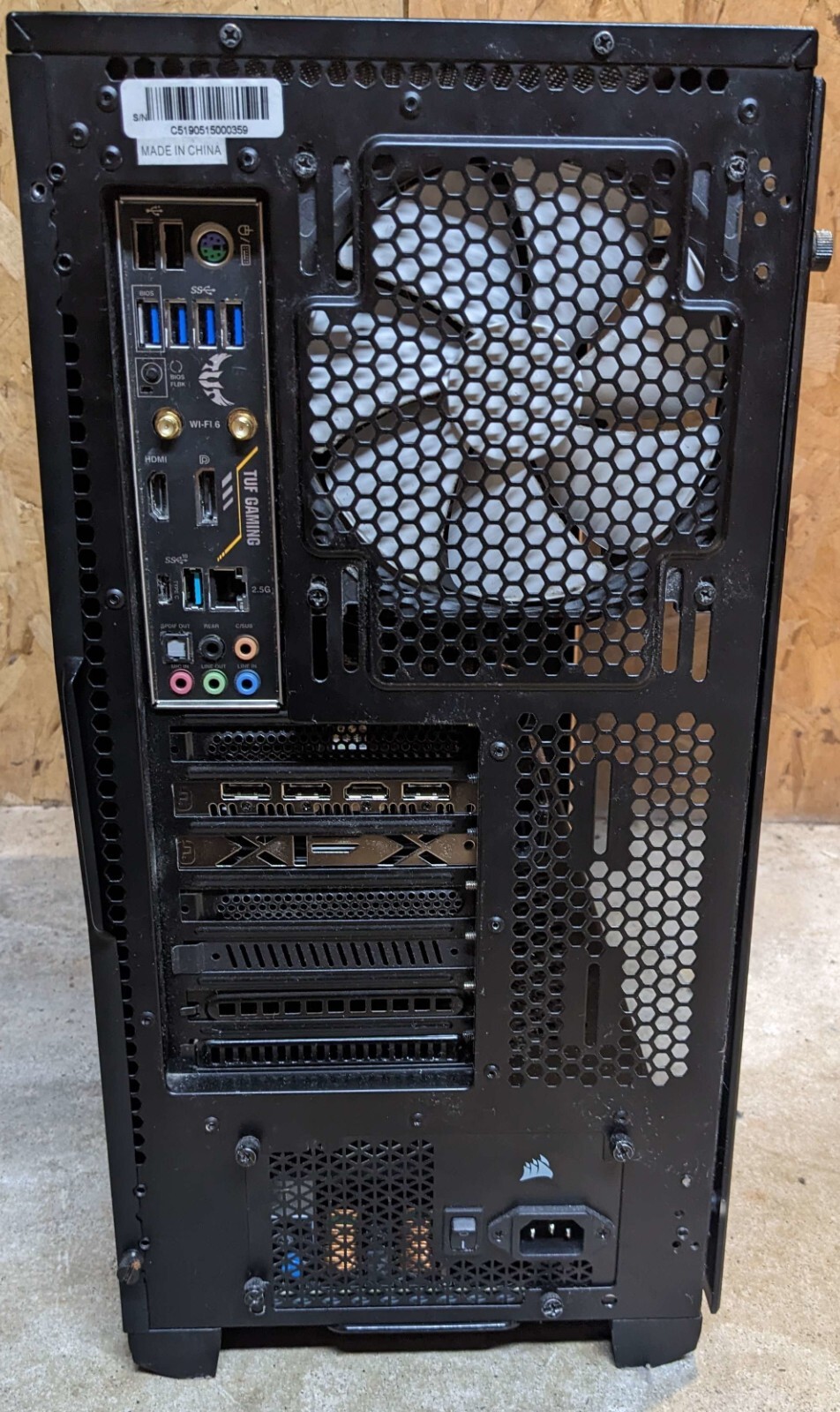 Upper-End Custom Gaming Desktop W/ Keyboard, Mouse, Microphone, and Webcam