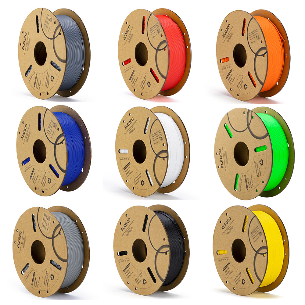 ELEGOO PLA 3D Printer Material 1.75mm 1KG/2.2LB Filament For FDM 3D Printer