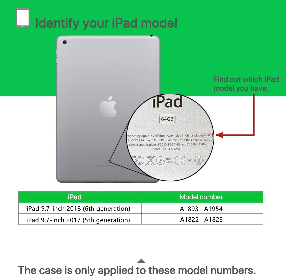 For iPad 9.7″ 2018 6th Gen & 2017 5th Gen – Kids Case Built-in Screen Protector