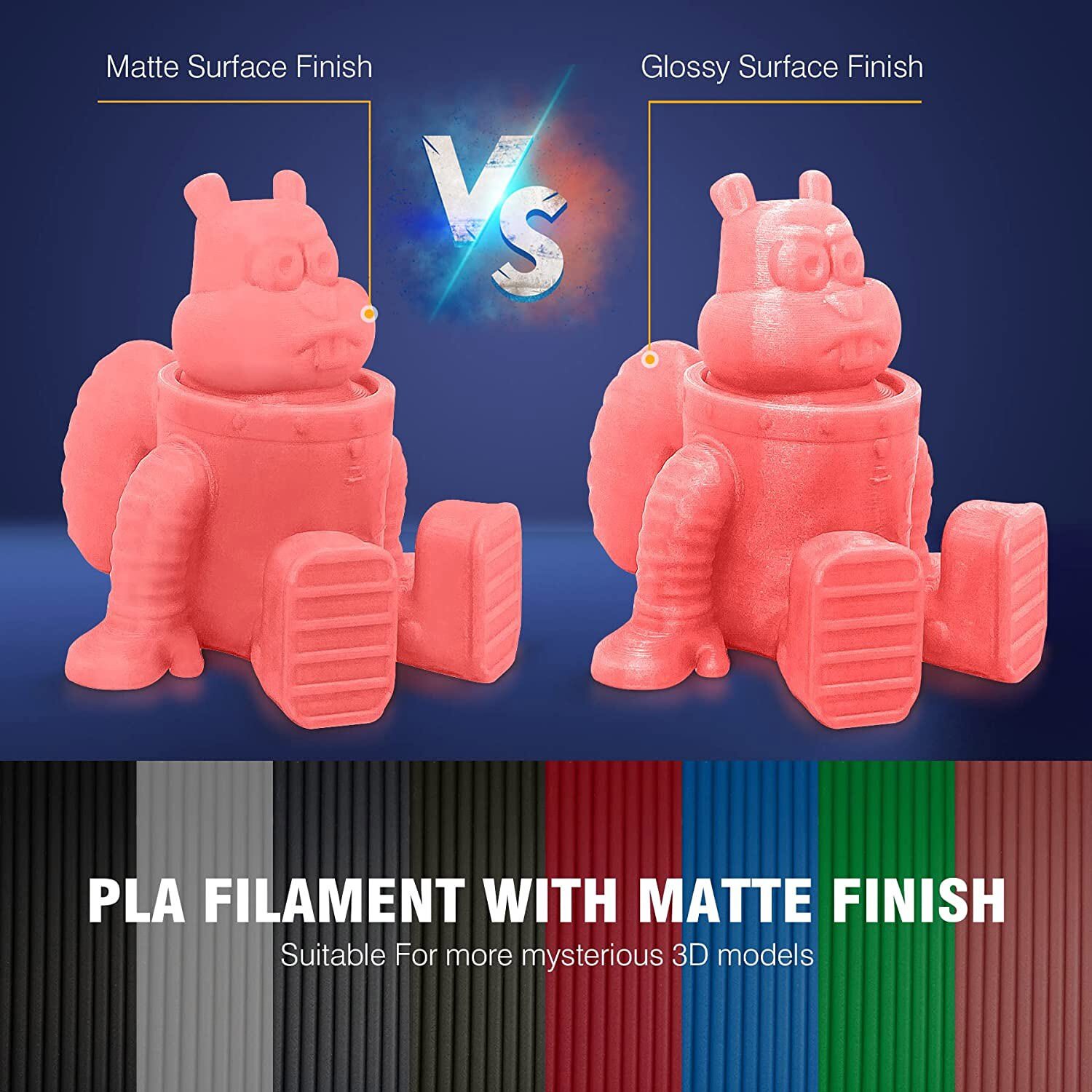 (BUY 5 GET 2 FREE,Add 7) SUNLU PLA/PLA PLUS/SILK/ABS/PETG 3D Filament 1KG 1.75mm
