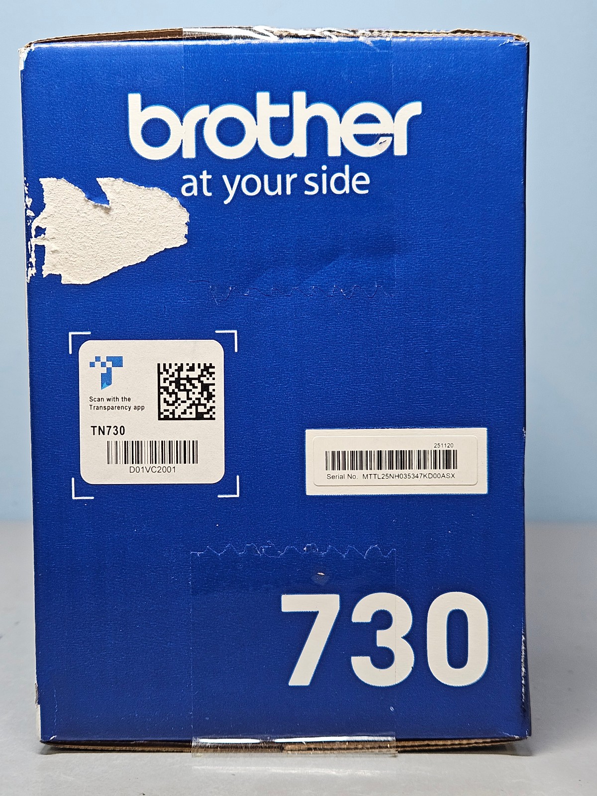 Genuine Brother TN730 Standard Yield Black Toner Cartridge – New & Sealed