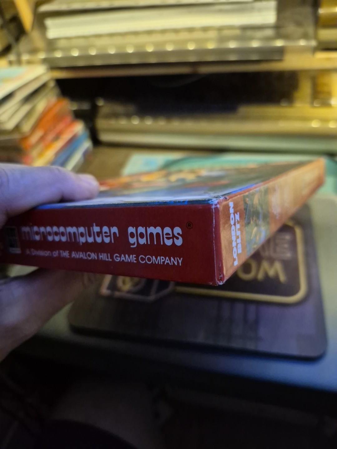 LONDON BLITZ GAME X COMMODORE 64 ON ORIGINAL BOX BOX BOX C64 MICROCOMPUTER