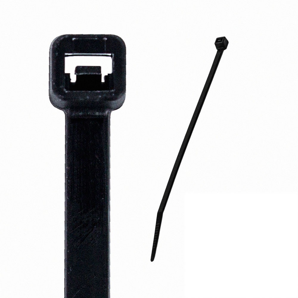 8 Inch Nylon UV Resistant Cable Wire Zip Tie 50 lbs – Black 300 Pack Lot Pcs Qty