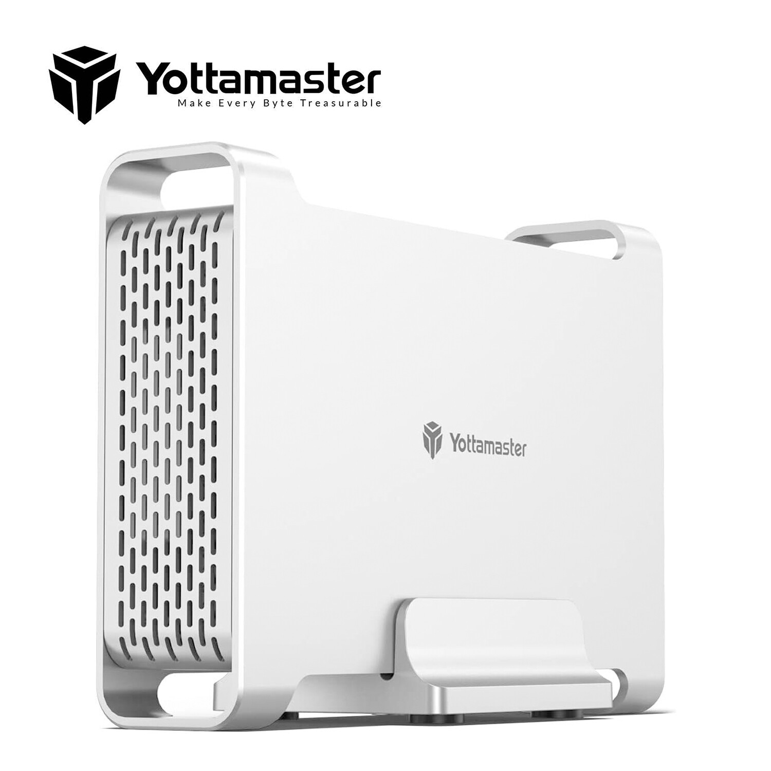 Yottamaster 3.5″ Inch Hard Drive Enclosure External USB 3.1 Type B SATA HDD SSDs