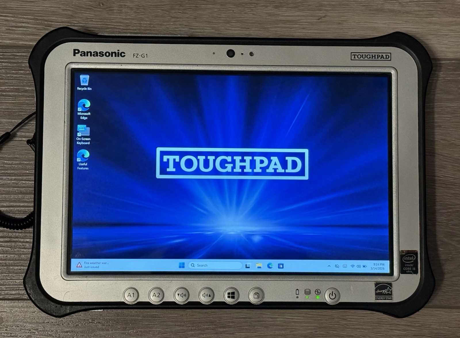 Panasonic Toughpad FZ-G1 10.1″ Core i5-5300U 8GB RAM 256gb SSD GPS 4G LTE