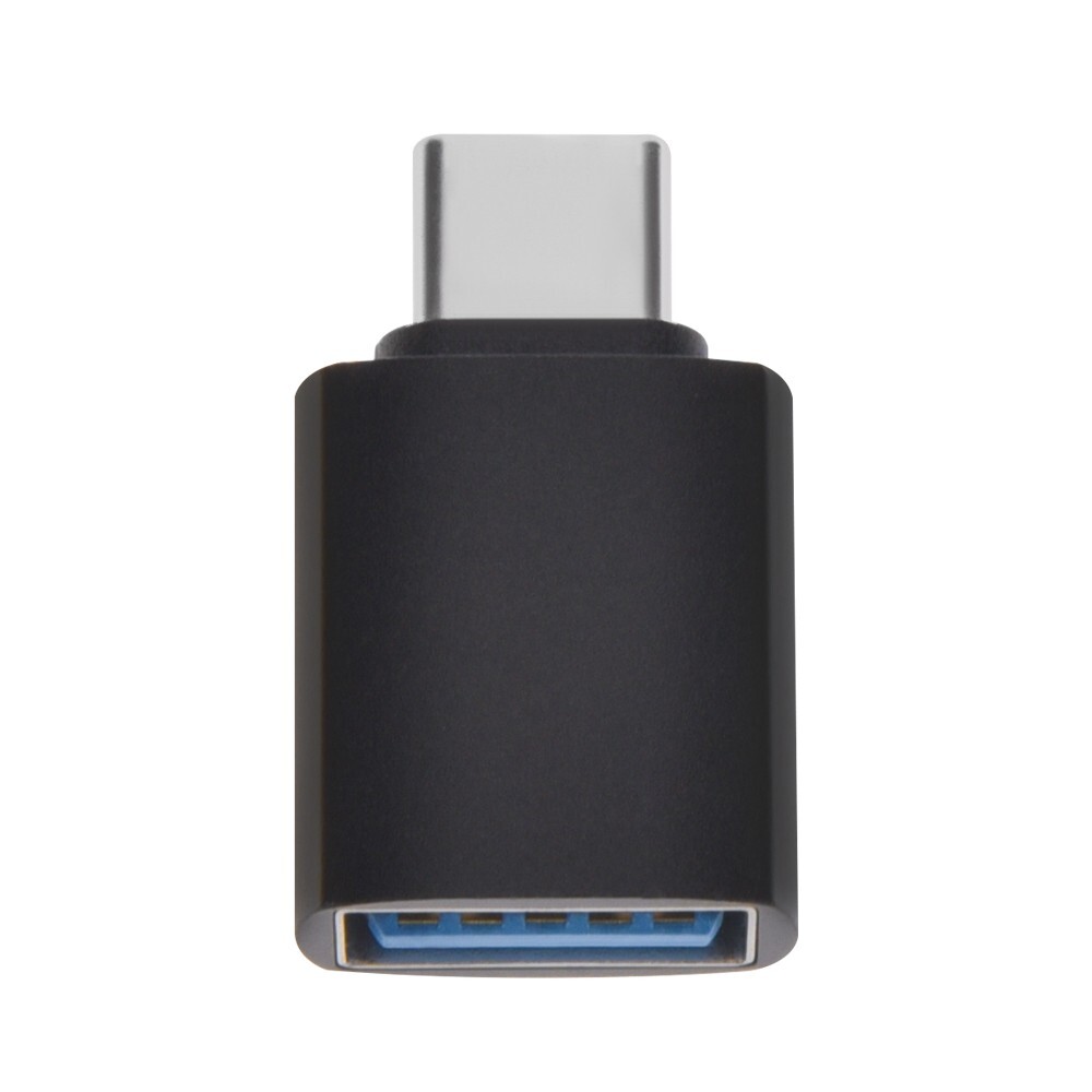 2 PACK USB Type C Male to USB 3.0 Type A Female Adapter (BLACK)