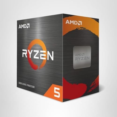AMD Ryzen 5 5500 6-Core, 12-Thread Unlocked Desktop Processor Ceramic Gray
