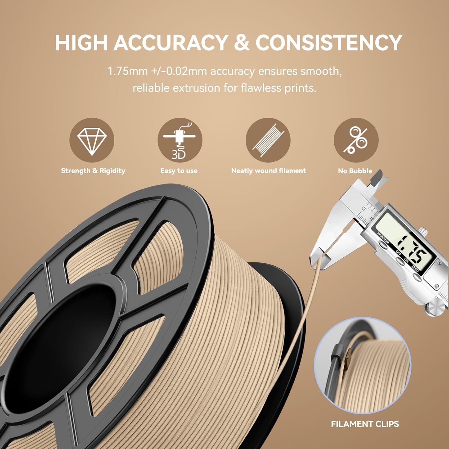 BUY 10 PAY 6🎁JAYO 1.1KG PLA Matte PLA+ SILK PETG 3D Printer Filament 1.75mm ABS
