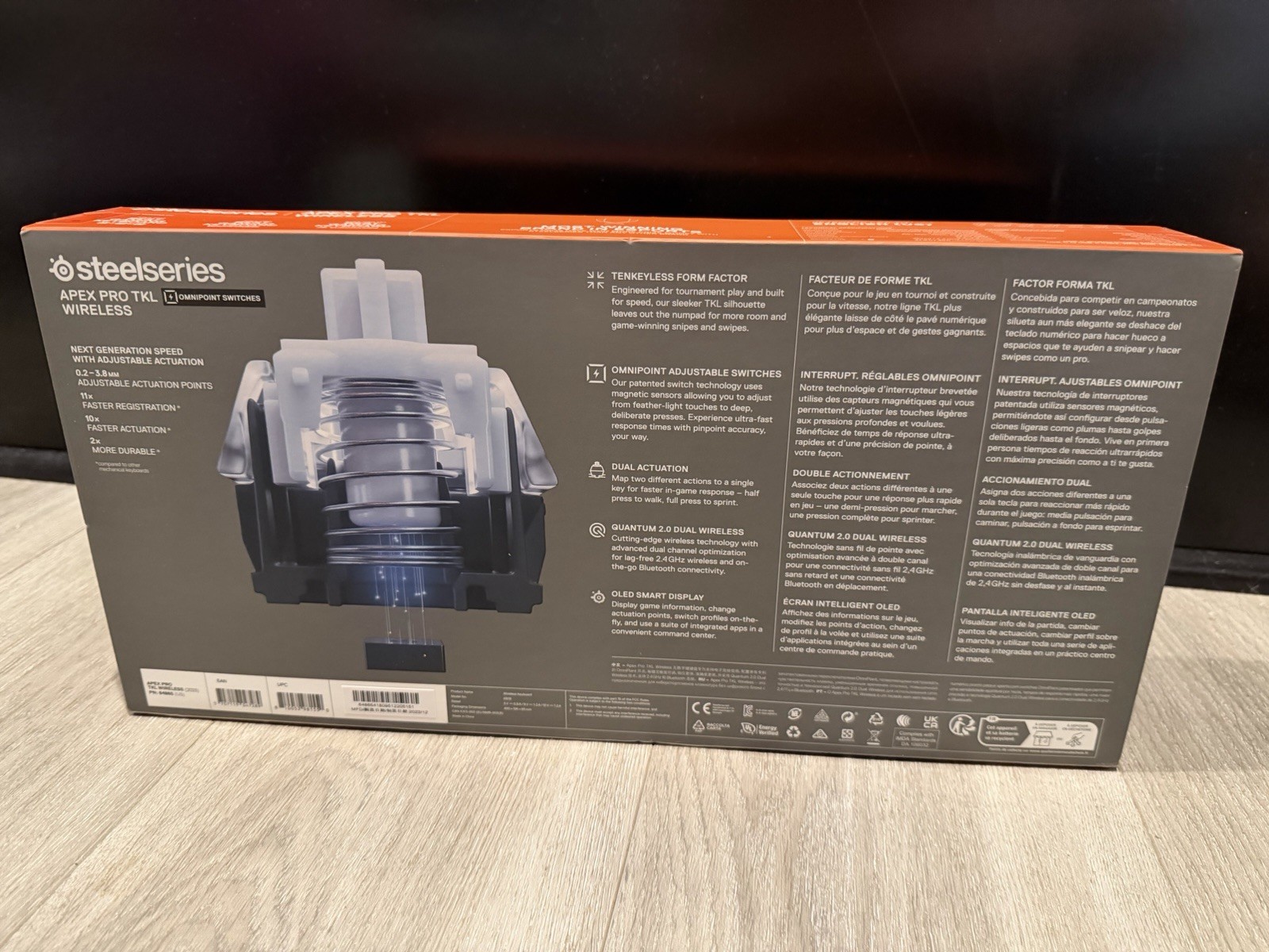 Brand New- Steelseries Apex Pro TKL Wireless Keyboard