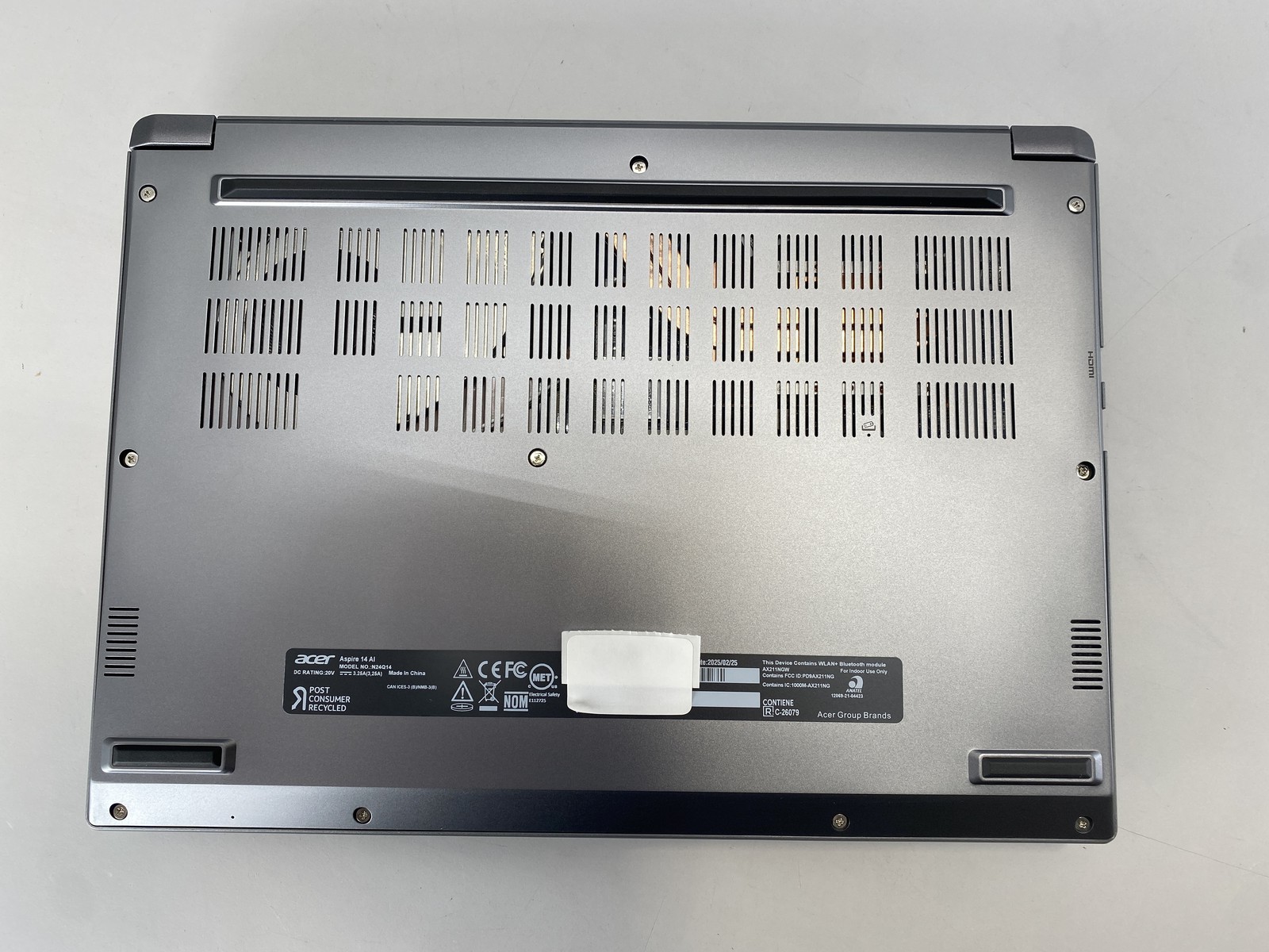 Acer Laptop ASPIRE A14-52MT 14″ Intel Core Ultra 7 258V 1TB- Gray