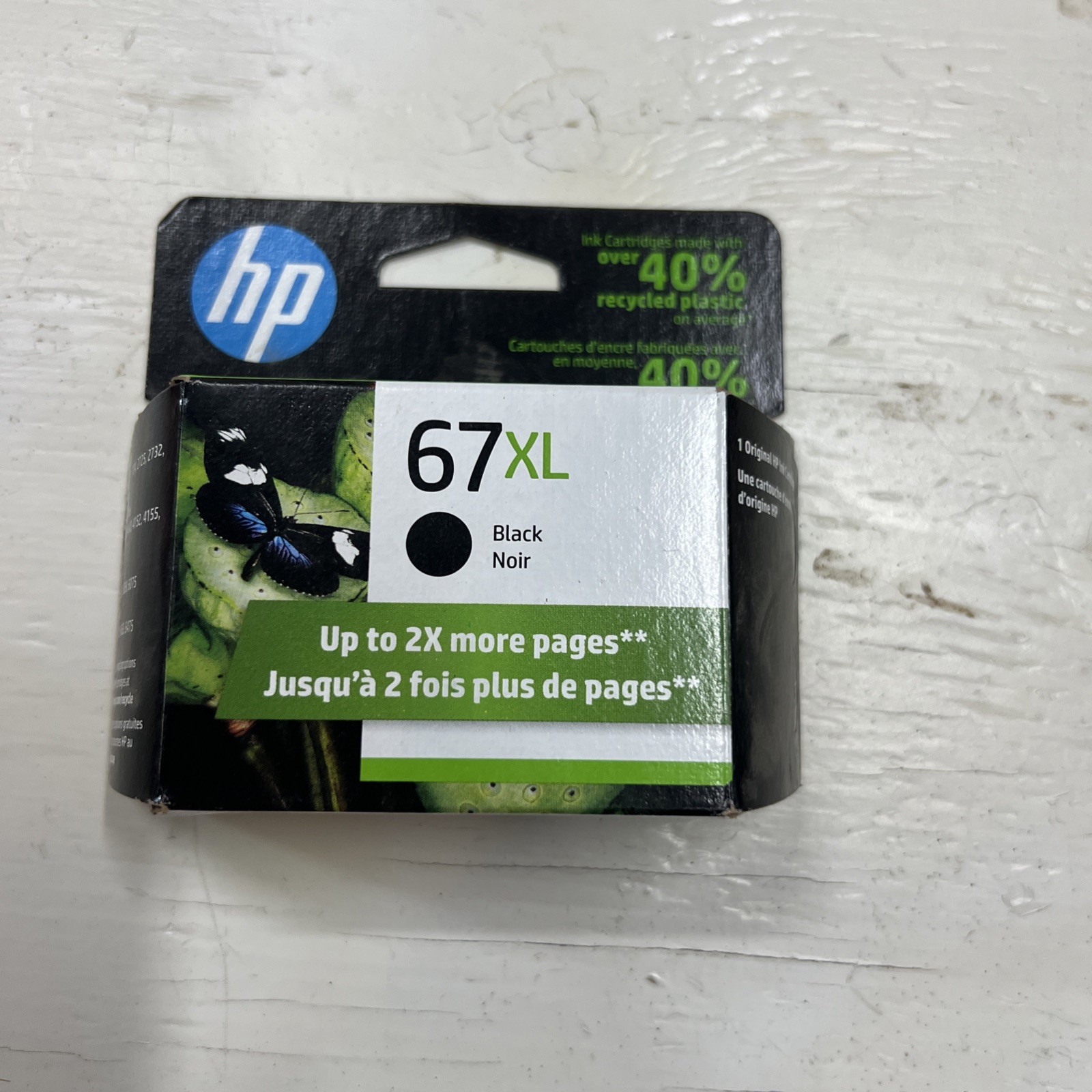 HP 67XL Tri-Color Ink Cartridge New Genuine High Yield Exp 10/22
