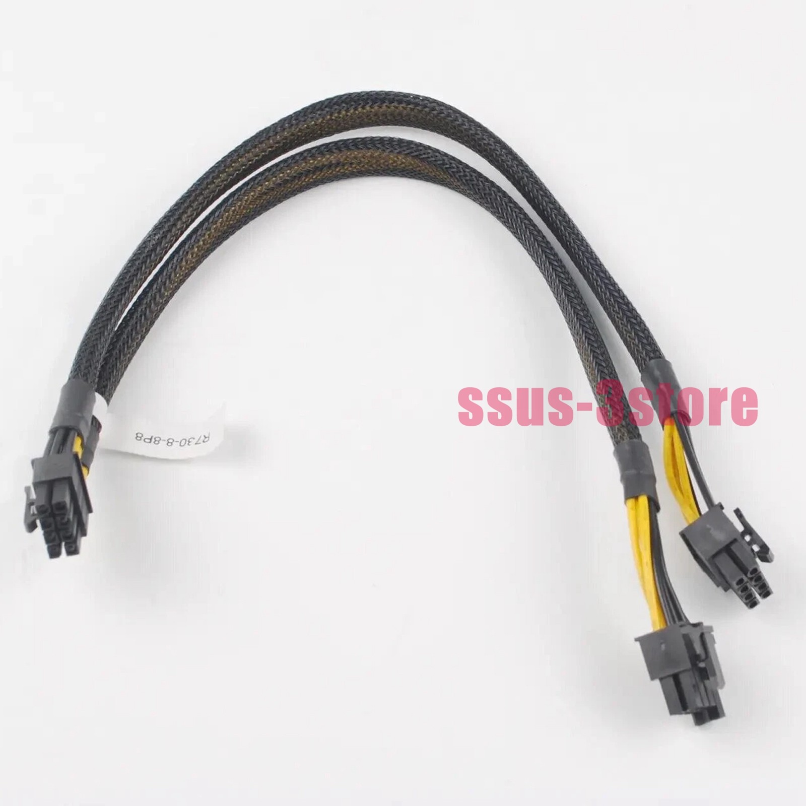 8pin to Dual 8pin(6+2) PCIe GPU Video Card Power Cable For DELL R730 35cm