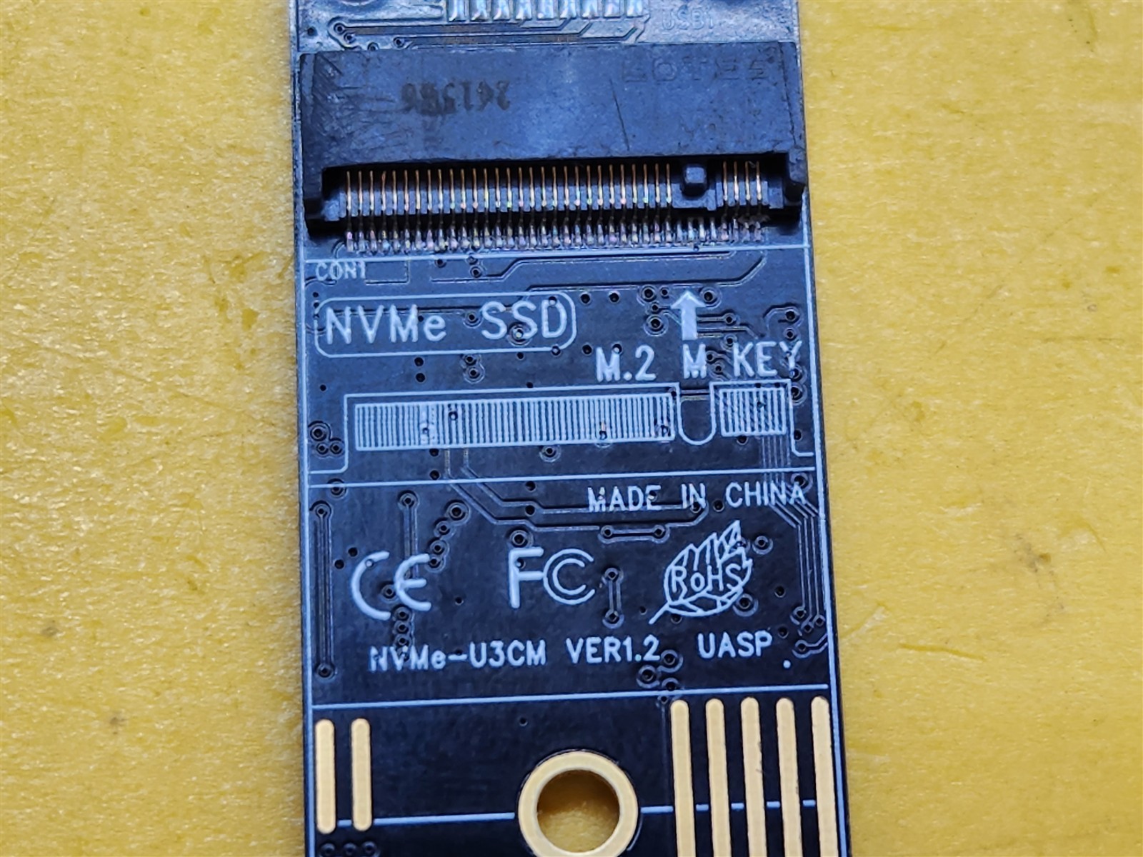 ⭐️⭐️⭐️⭐️⭐️ Laptop M.2 M Key NVMe SSD NVMe-U3CM Ver 1.2 UASP