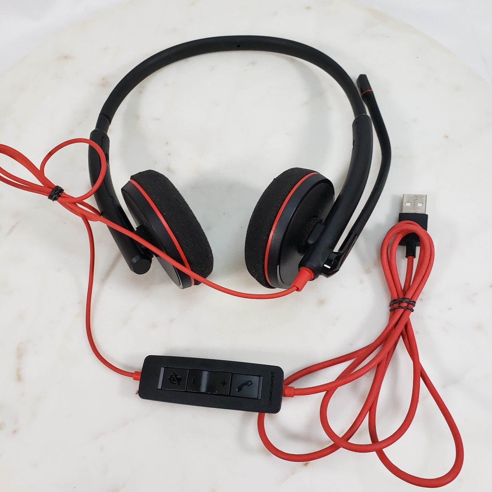 Plantronics Blackwire C3220 Headset USB Wired Tested