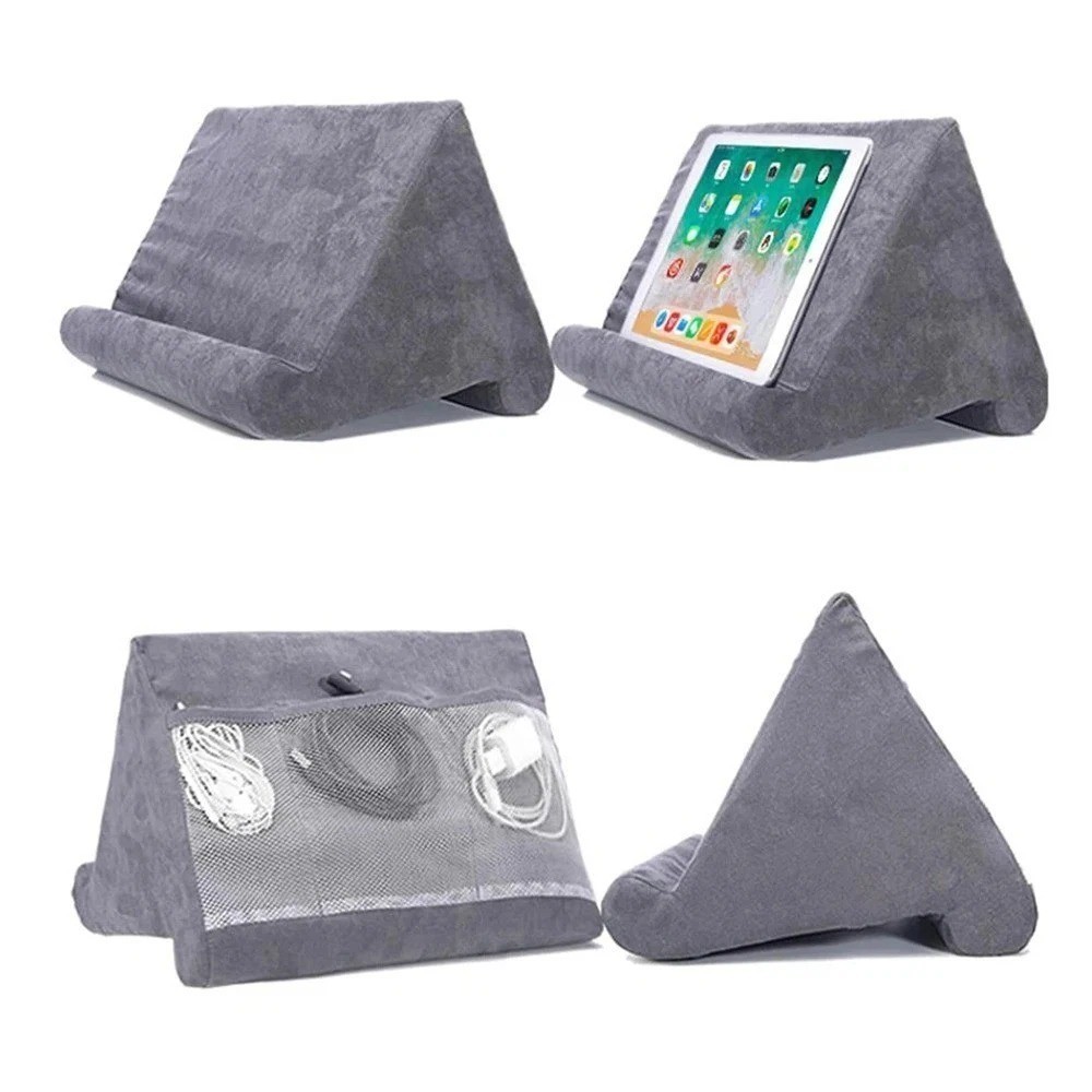 Multi-Angle Pillow for iPad Phone Tablet Read Holder Stand Foam Lap Rest Cushion