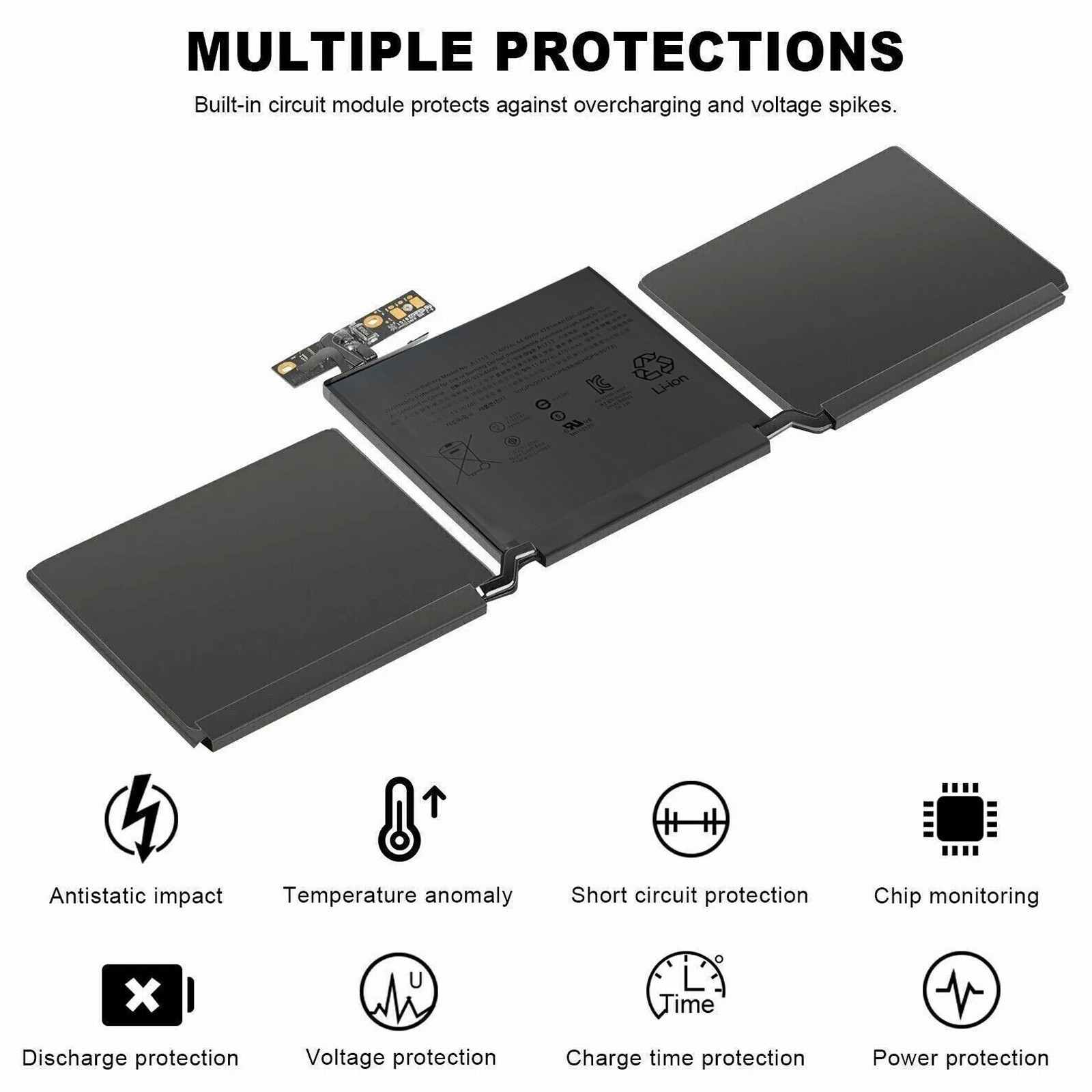 Genuine A1713 Battery for Apple MacBook Pro 13” A1708 Late 2016 Mid 2017 New